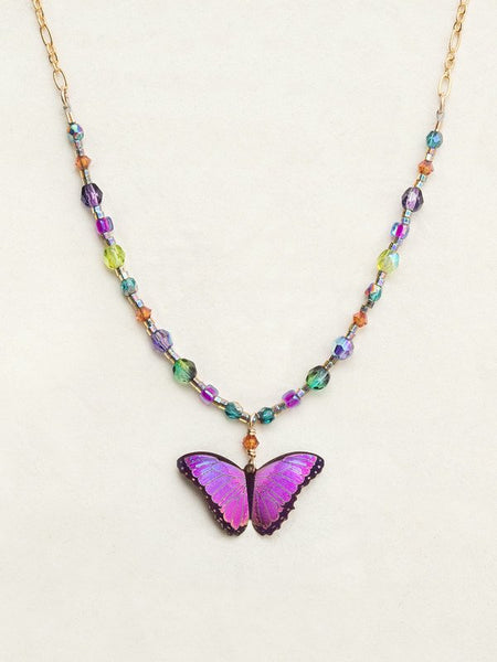 Holly Yashi Bella Butterfly Beaded Necklace